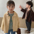 Spring and Autumn New Baby Collar Coat Corduroy Thin Coat